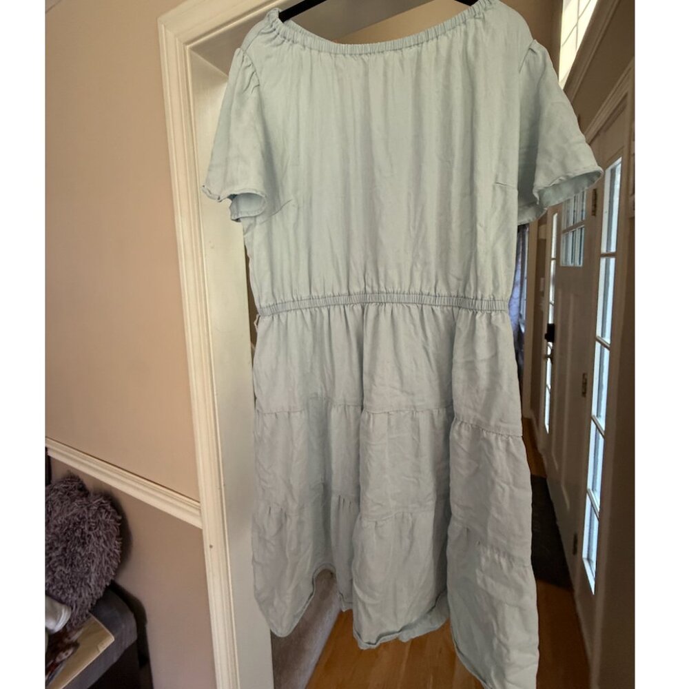 Lane Bryant Light Blue Summer Dress Size 20 NEW
